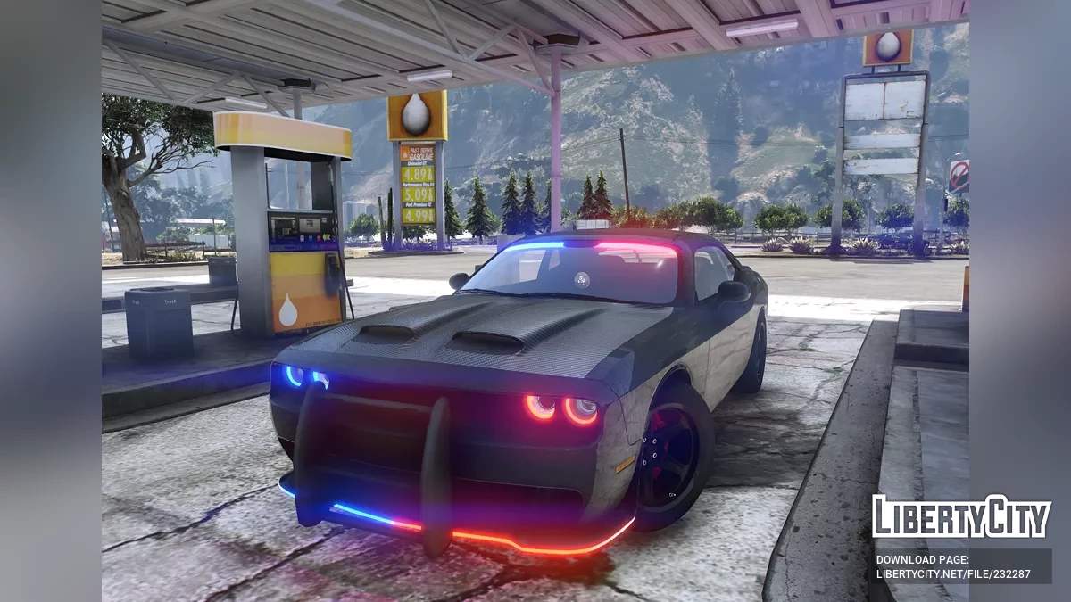 Dodge Challenger SRT Hellcat 2018 / GTA 5