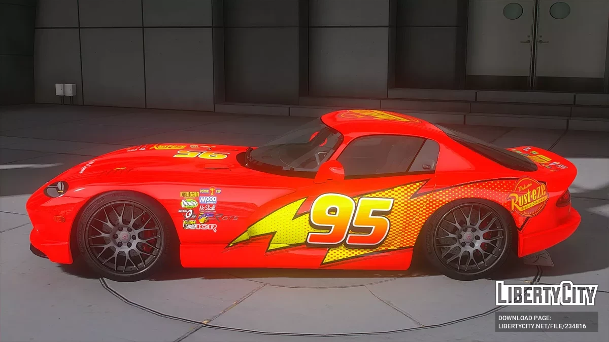 1999 Dodge Viper Lightning McQueen / GTA 5