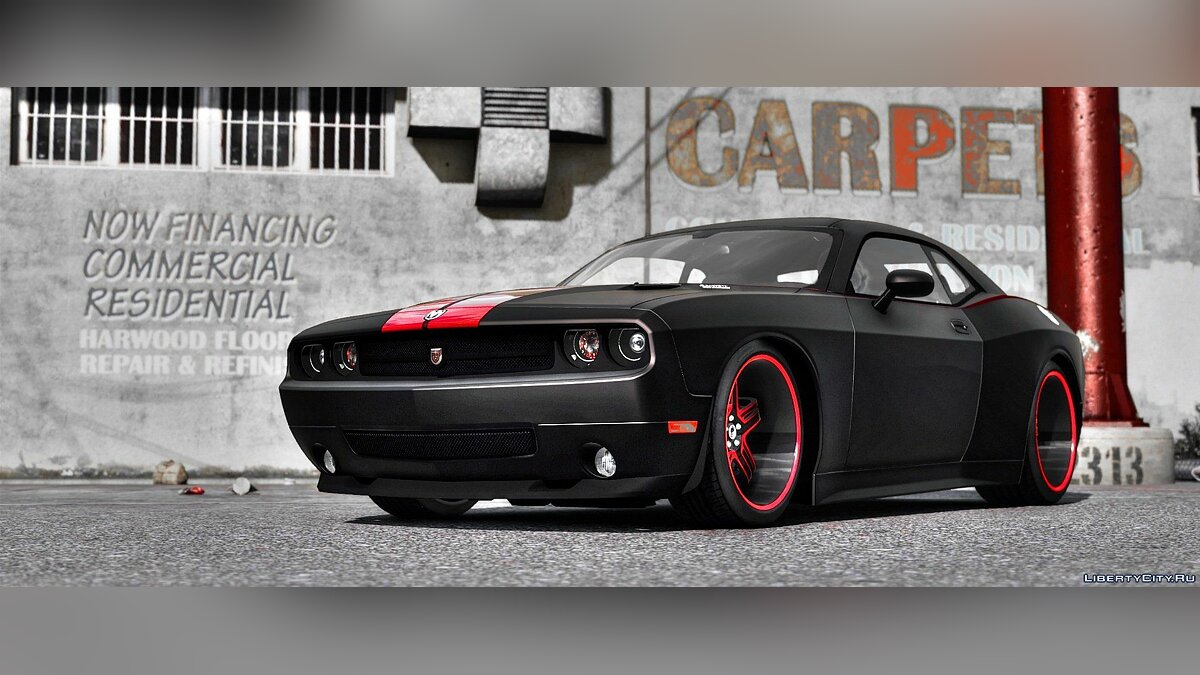 Dodge challenger для гта 5 фото 37