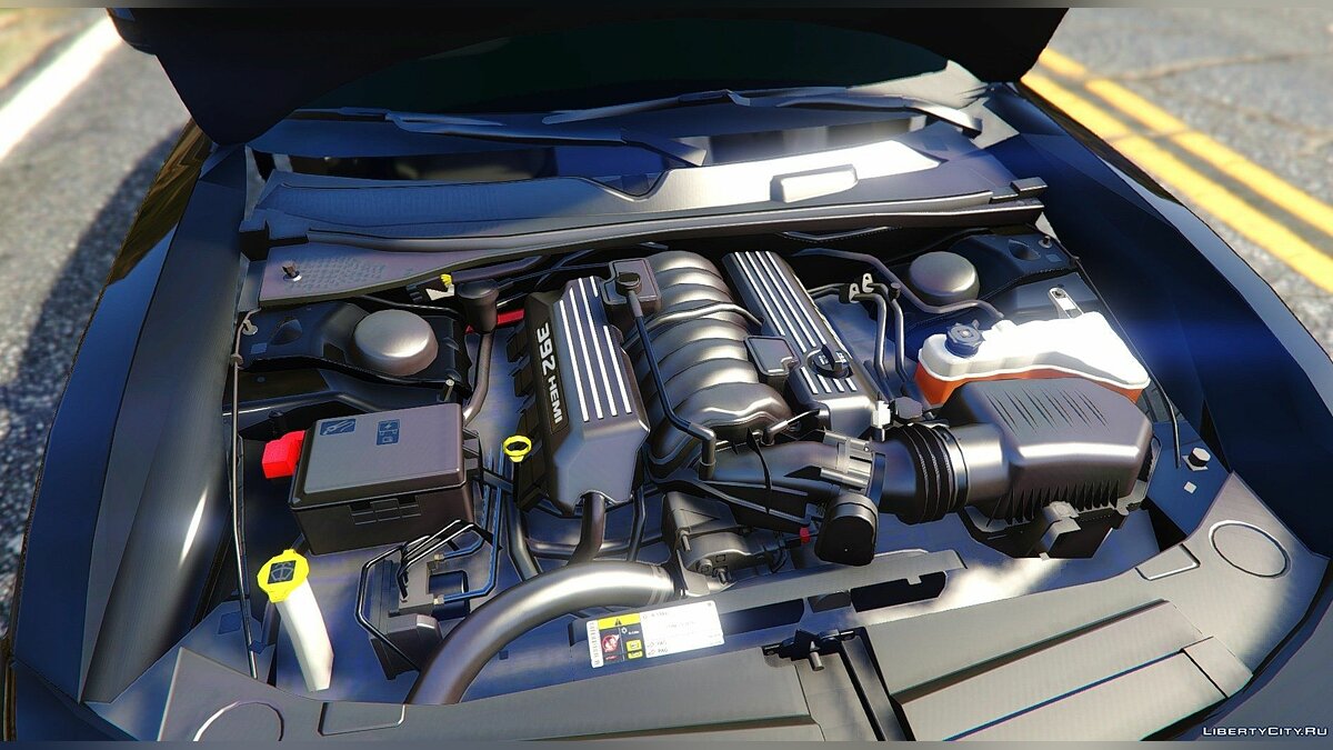 2015 Dodge Charger Hellcat SRT [Add-On / Replace] 2.0 для GTA 5 - Картинка #4