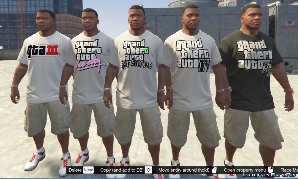 Download T-shirts for Franklin with logos of all parts of the GTA ...