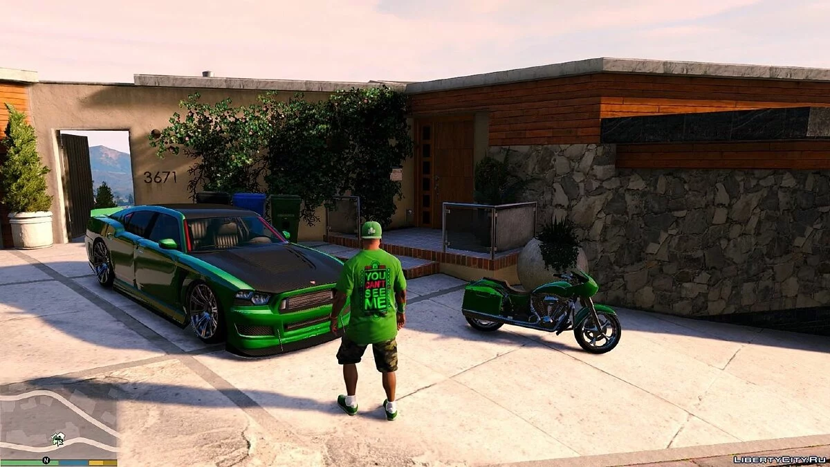 Футболка Джон Сина  / John Cena T-Shirt for Franklin / GTA 5