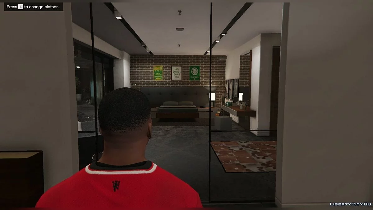 Футболка Manchester United для Франклина / GTA 5