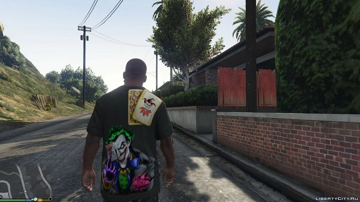 Joker Black T-Shirt / GTA 5
