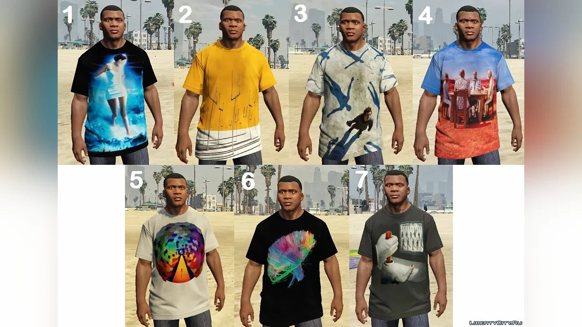 Muse T-Shirt Pack / GTA 5