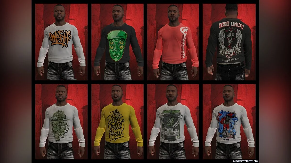 Franklin BIG Clothes Pack / GTA 5