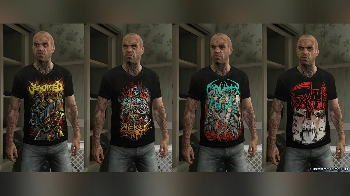 Trevor - Mega Music T-shirt Pack / GTA 5