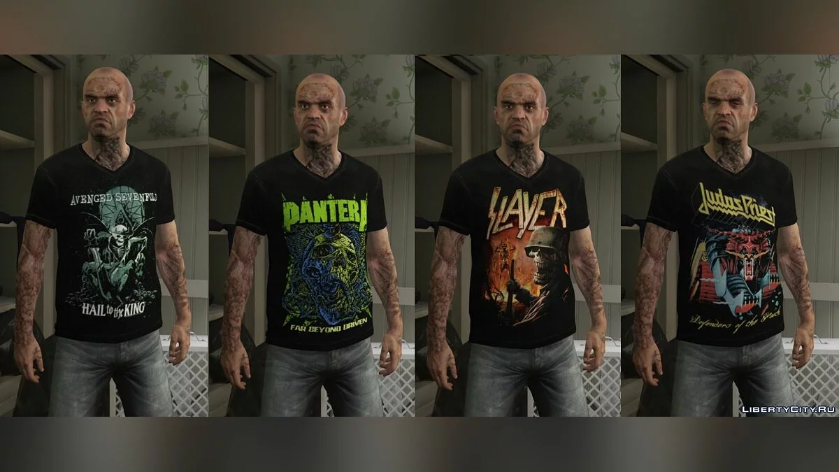 Trevor - Mega Music T-shirt Pack / GTA 5