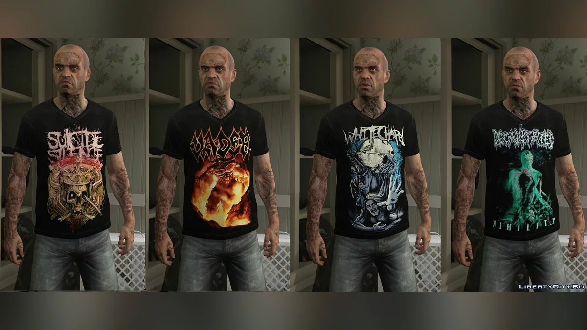Trevor - Mega Music T-shirt Pack / GTA 5