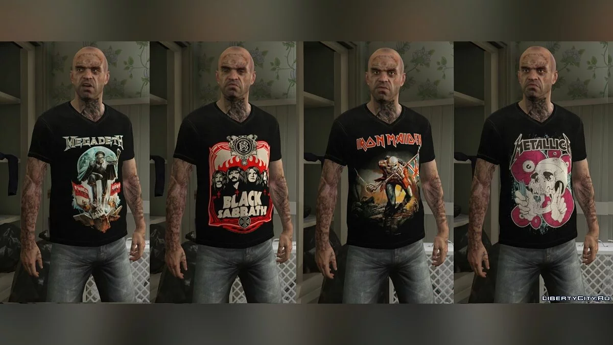 Trevor - Mega Music T-shirt Pack / GTA 5