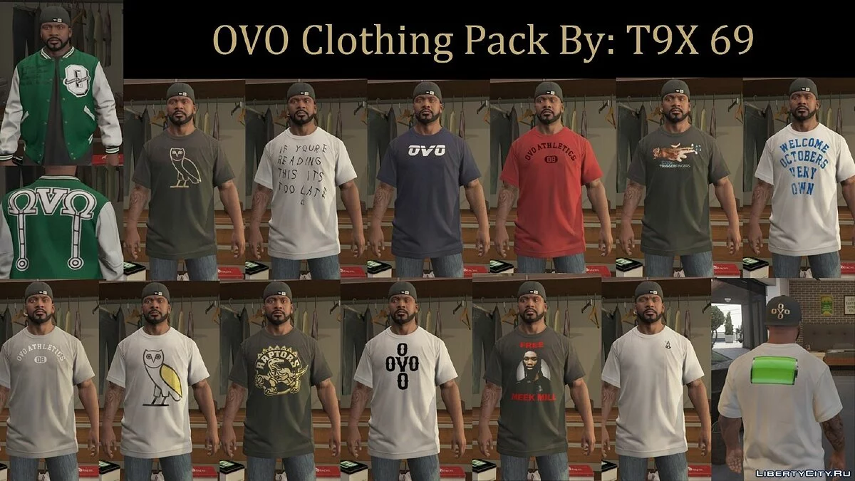 OVOXO Clothing Pack 2.0 / GTA 5