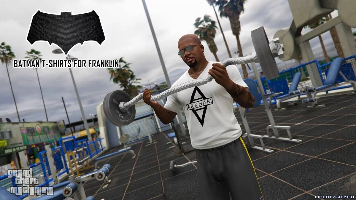Batman T-Shirts Pack for Franklin / GTA 5