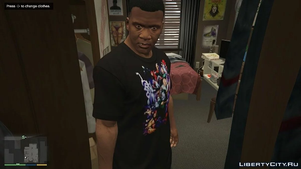 Franklin Marvel Villains T-Shirt v0.1 / GTA 5
