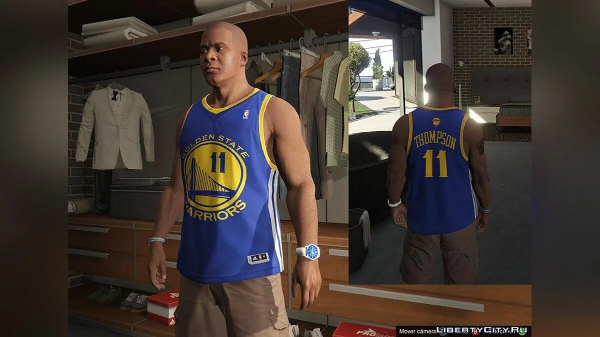 Franklin Shirts pack NBA 2015 The Finals / GTA 5