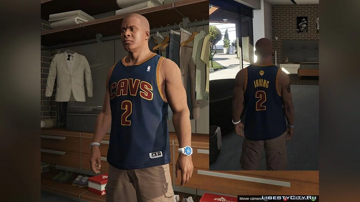 Franklin Shirts pack NBA 2015 The Finals / GTA 5