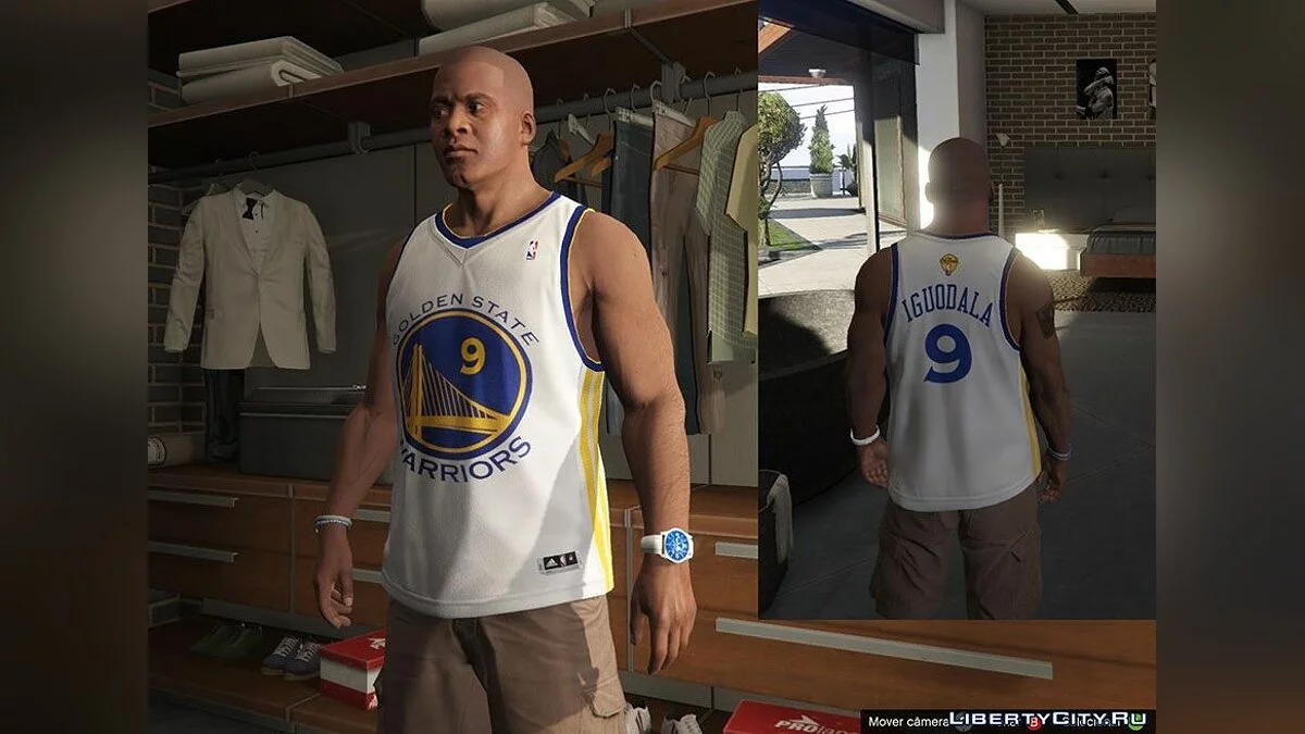 Franklin Shirts pack NBA 2015 The Finals / GTA 5