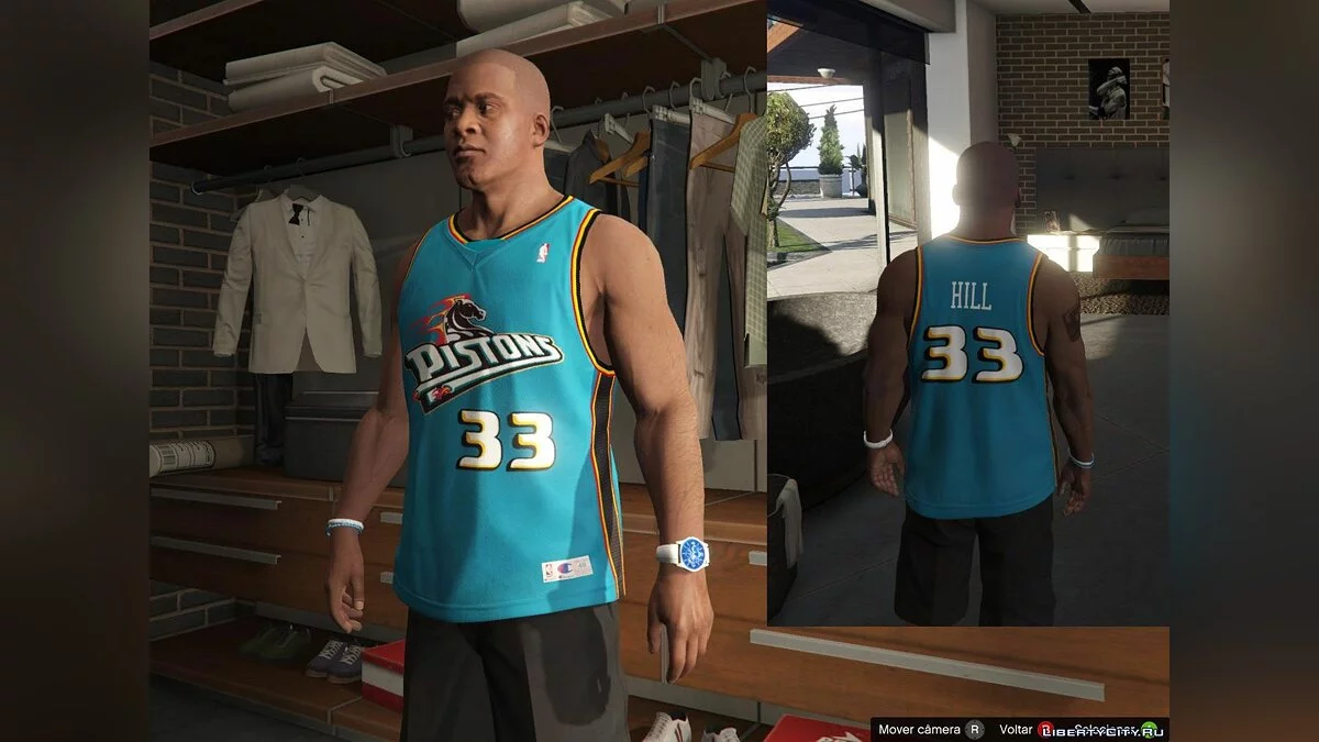 Franklin Shirts Pack NBA Oldies / GTA 5
