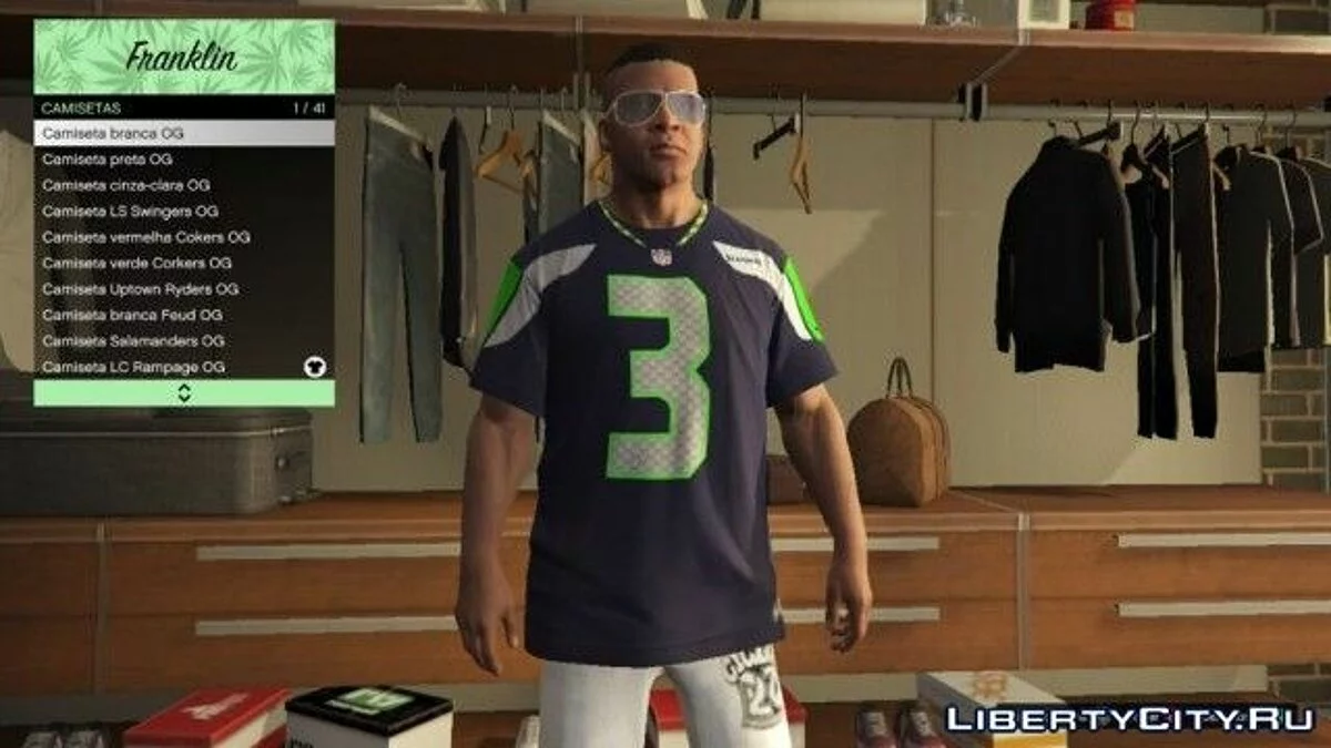 Seahawks Shirt Pack v3.0 / GTA 5