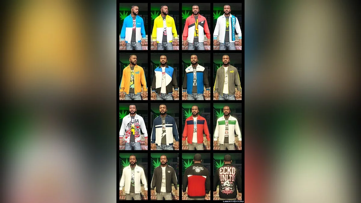 Franklin BIG Clothes Pack 3.6 / GTA 5