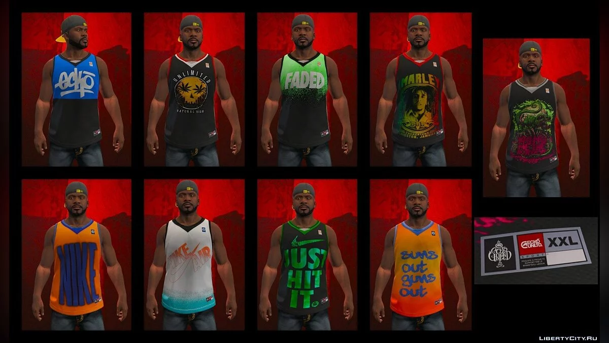 Franklin BIG Clothes Pack 3.6 / GTA 5
