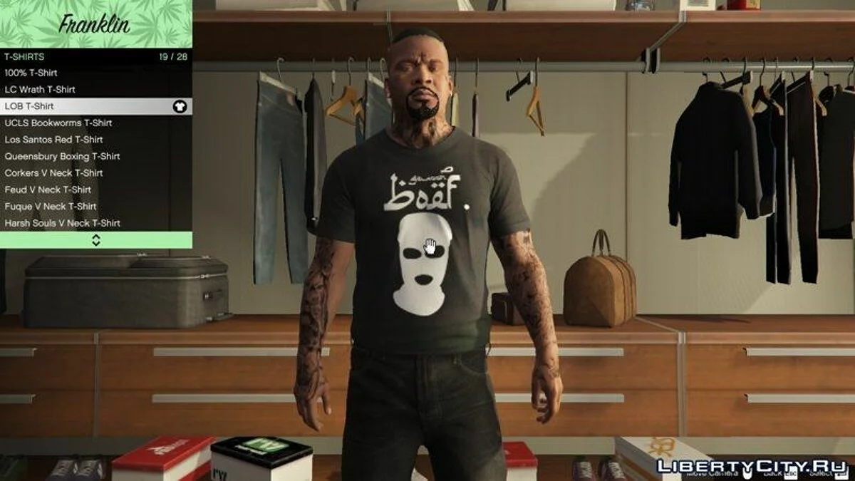 Rapper: Boef T-shirts & Shirts HD V1.0 / GTA 5