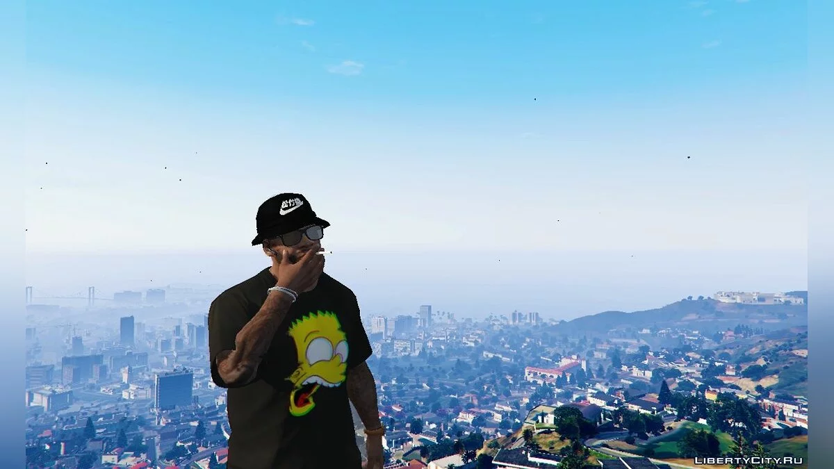 Bart vaporwave t-shirt / GTA 5