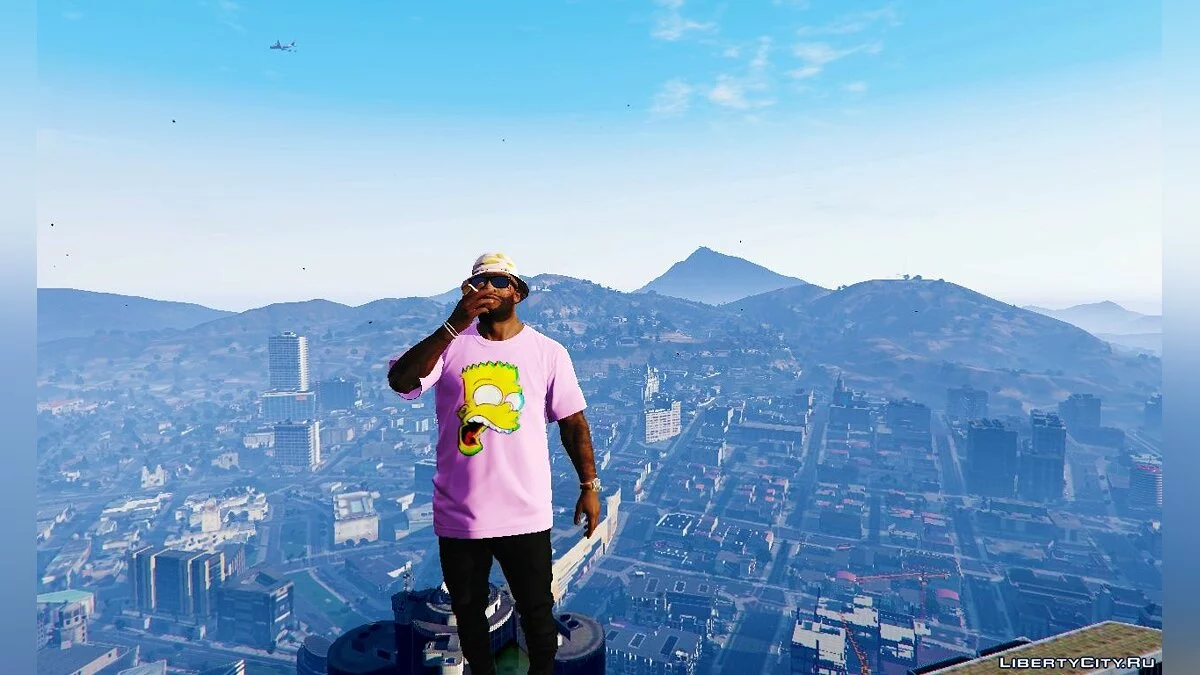 Bart vaporwave t-shirt / GTA 5
