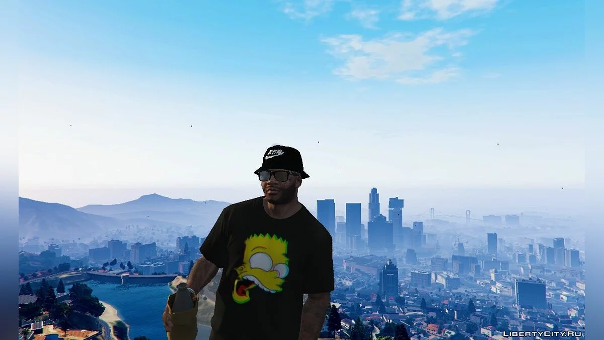 Bart vaporwave t-shirt / GTA 5