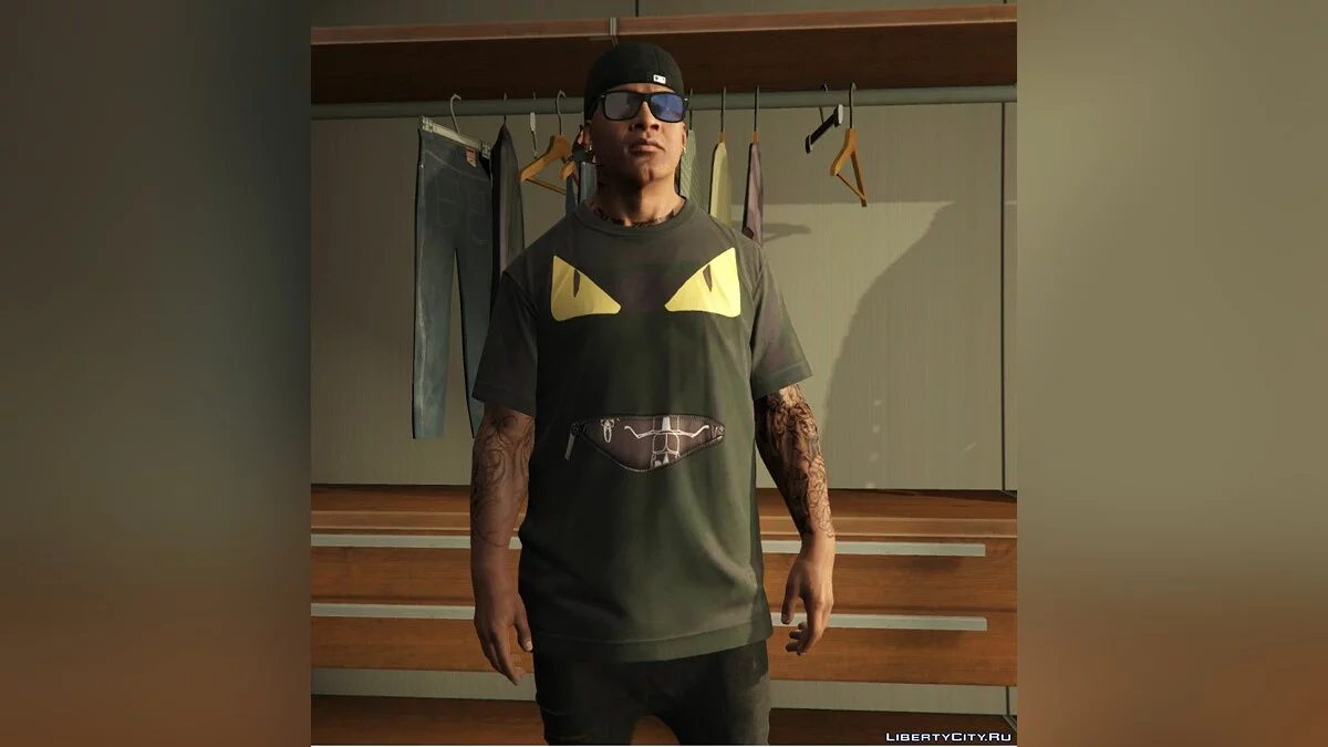 Designer T-Shirt Pack (Gucci, D&G, Fendi, Givenchy, Dsquared2) 1.0 / GTA 5
