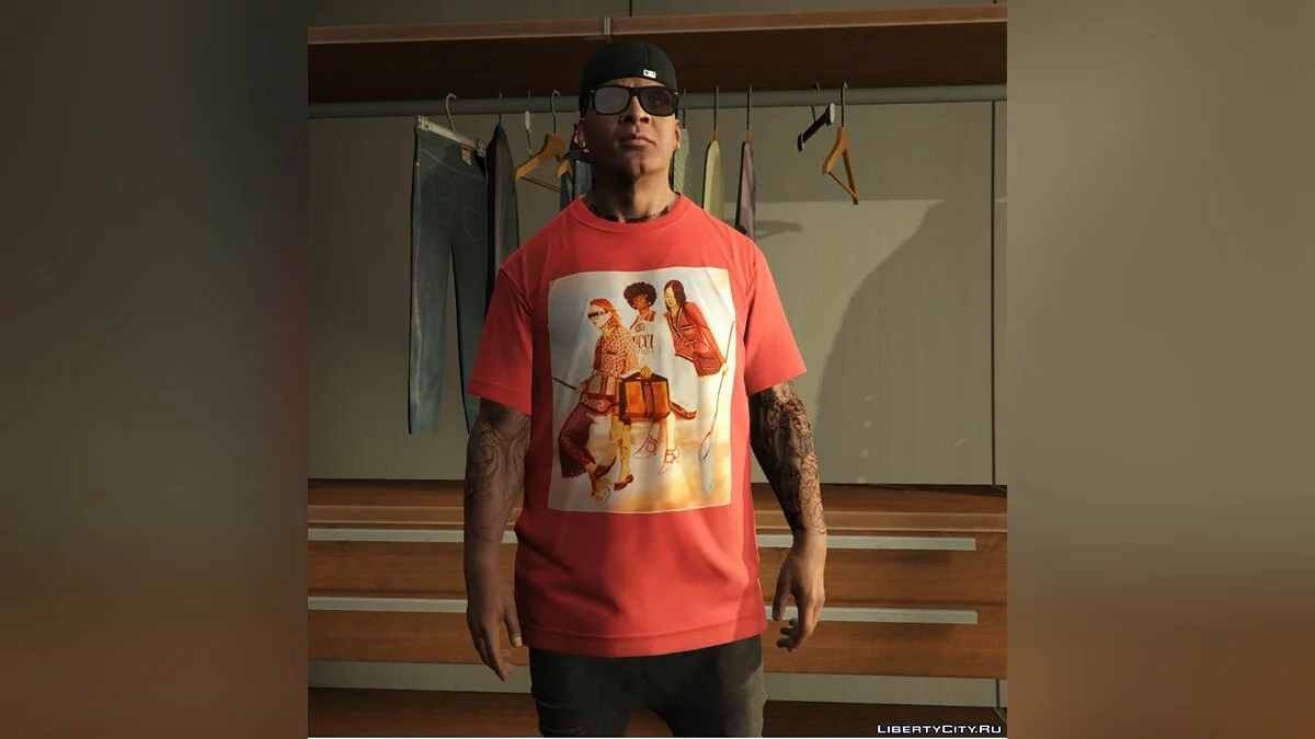 Designer T-Shirt Pack (Gucci, D&G, Fendi, Givenchy, Dsquared2) 1.0 / GTA 5