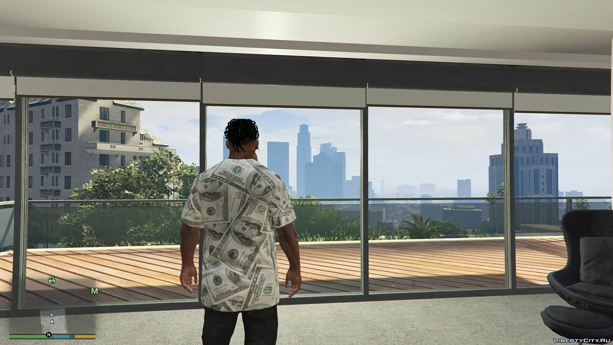 Dollar T-Shirt for Franklin 1.0 / GTA 5