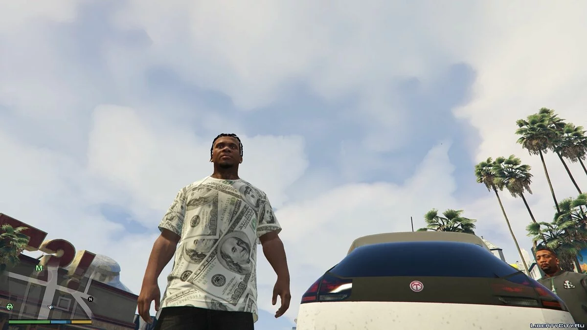 Dollar T-Shirt for Franklin 1.0 / GTA 5