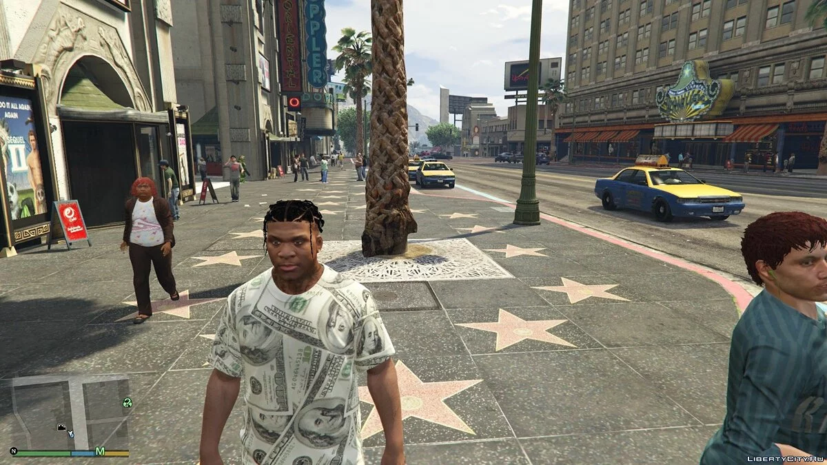 Dollar T-Shirt for Franklin 1.0 / GTA 5