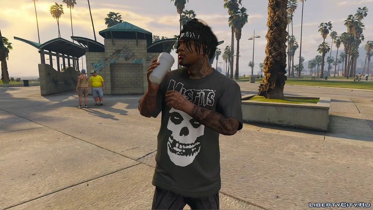 Misfits T-shirt pack for franklin 1.0 / GTA 5