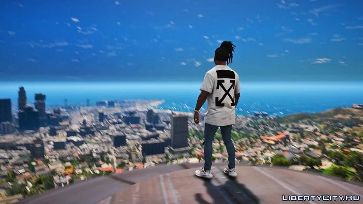 Off-White Narciso T-Shirt For Franklin / GTA 5