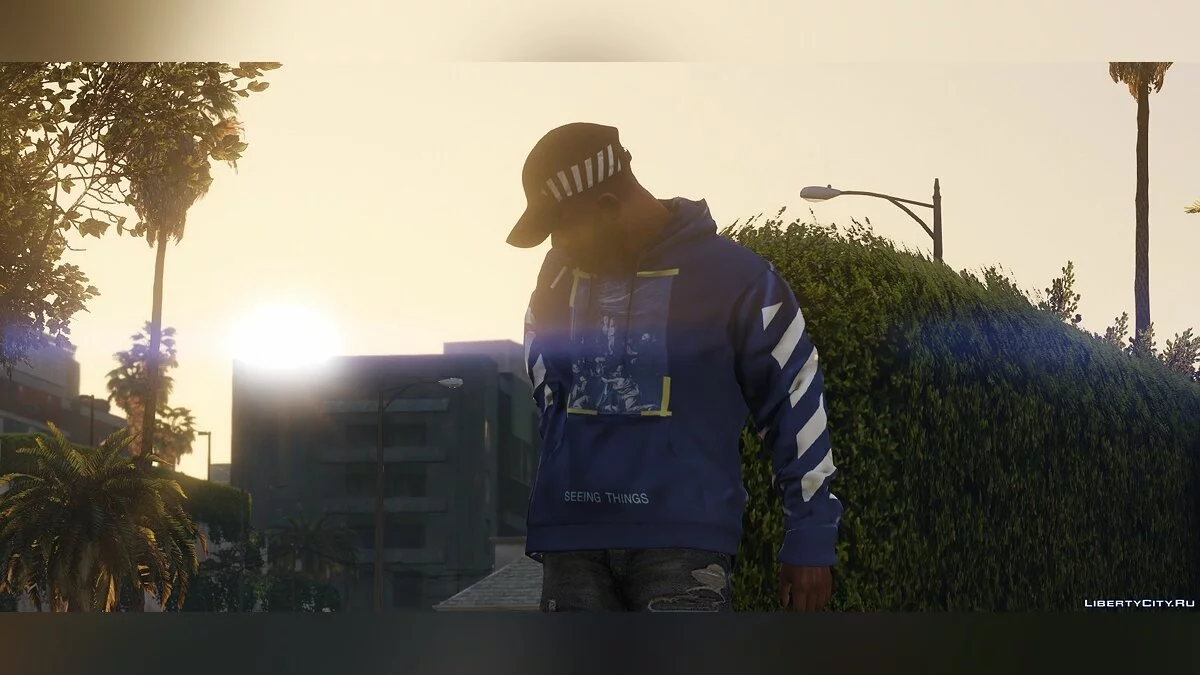 OFF-WHITE® "CARAVAGGIO" HOODIE (NO SHIRT) 1.0 / GTA 5