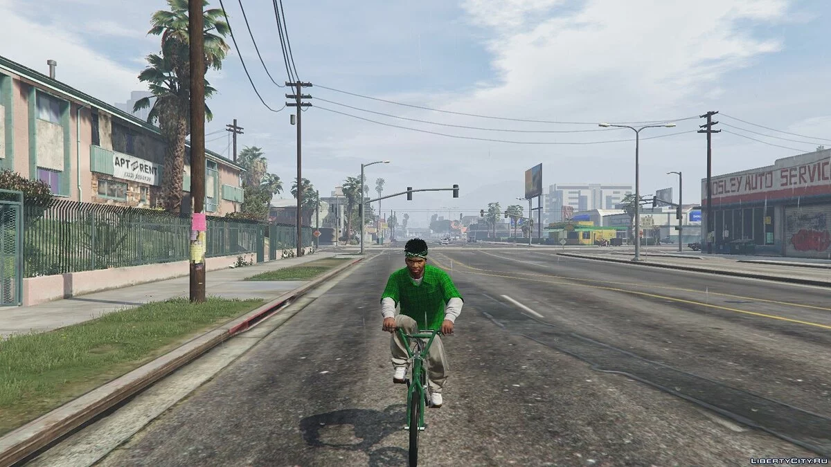 Green Families Flannel for Franklin 1.0 / GTA 5