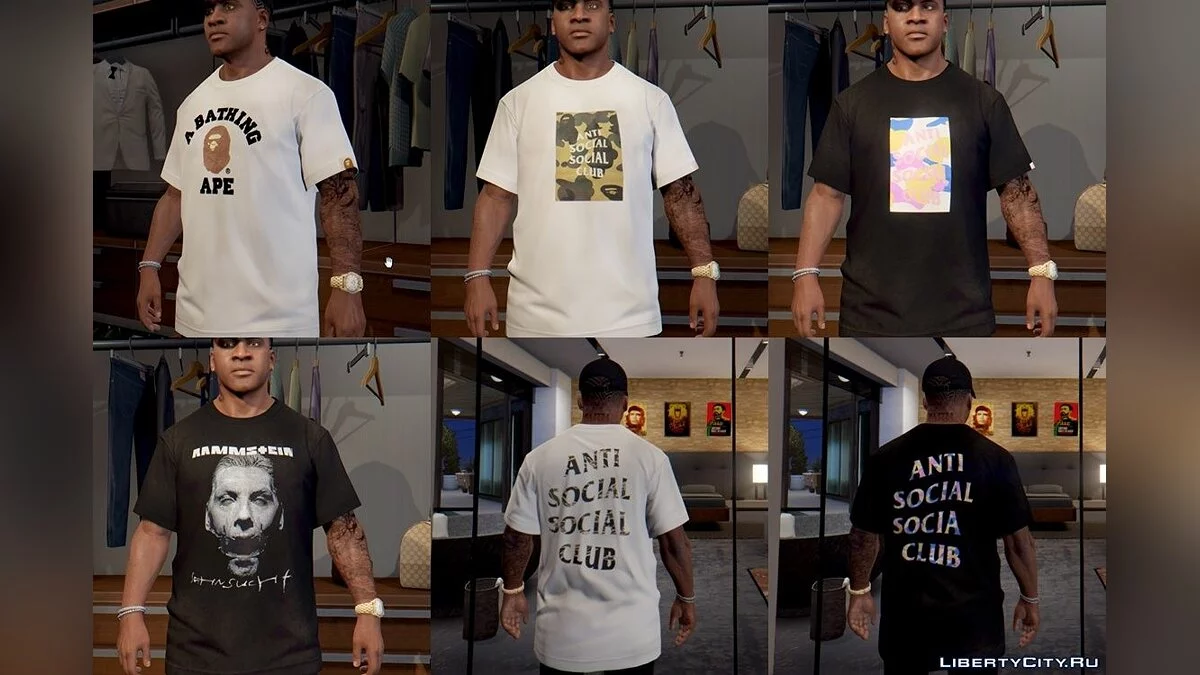 HQ) Luxury T-Shirt Packs 3.0 / GTA 5