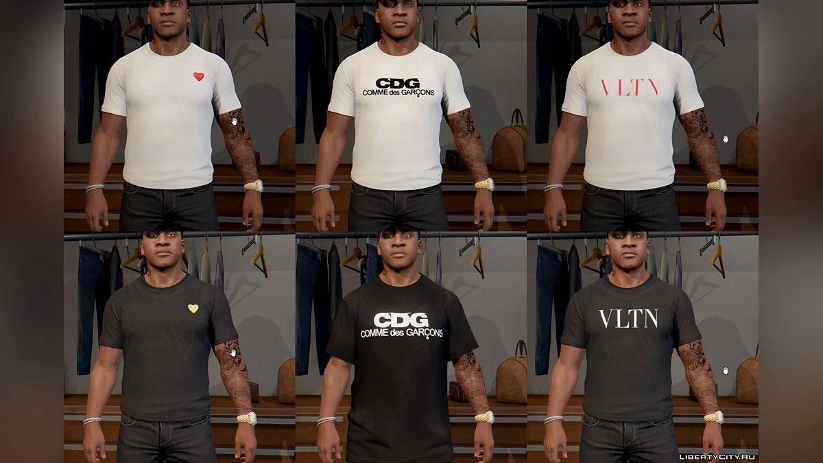 HQ) Luxury T-Shirt Packs 3.0 / GTA 5