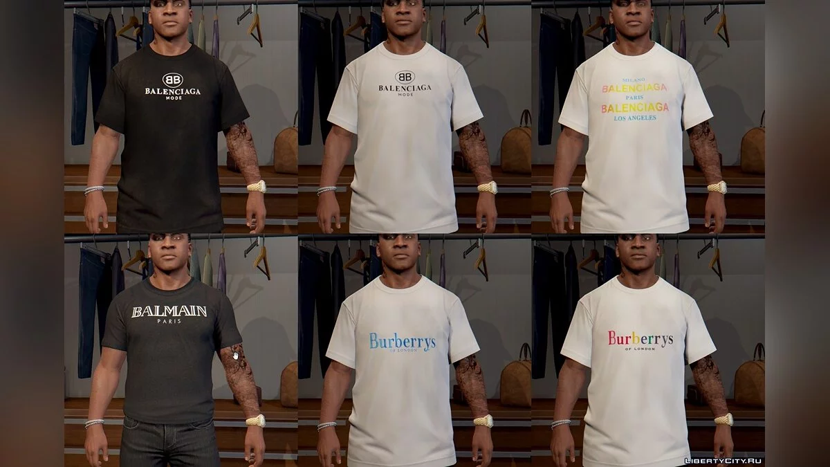 HQ) Luxury T-Shirt Packs 3.0 / GTA 5