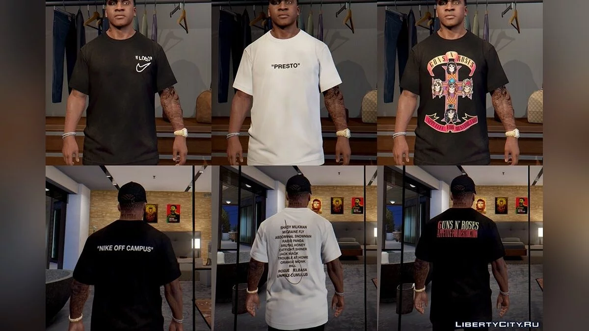 HQ) Luxury T-Shirt Packs 3.0 / GTA 5