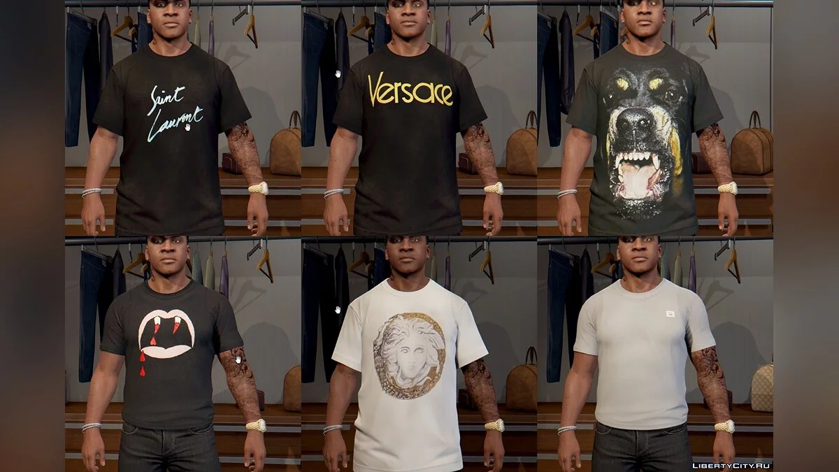 HQ) Luxury T-Shirt Packs 3.0 / GTA 5
