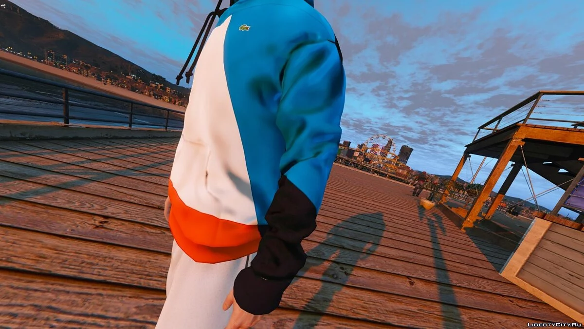 LACOSTE LIVE GEOMETRIC EFFECT PULLOVER HOODIE 1.0 / GTA 5