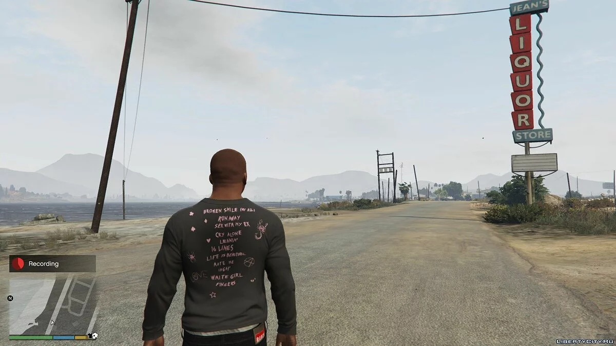Lil Peep - Come Over When You're Sober Pt. 2 Exclusive merch Long Sleeve 1.0 / GTA 5