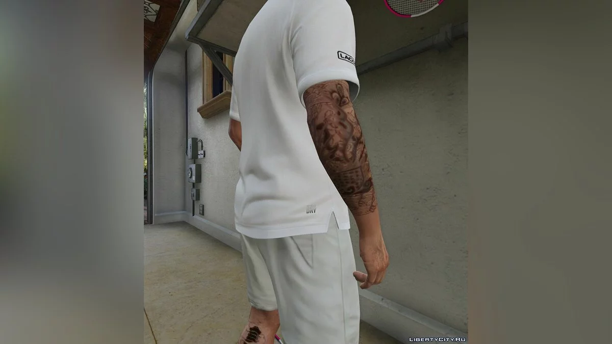 POLO LACOSTE SPORT MENS TENNIS IN TECHNICAL PACKAGE WITH COLORED BANDS 1.0 / GTA 5