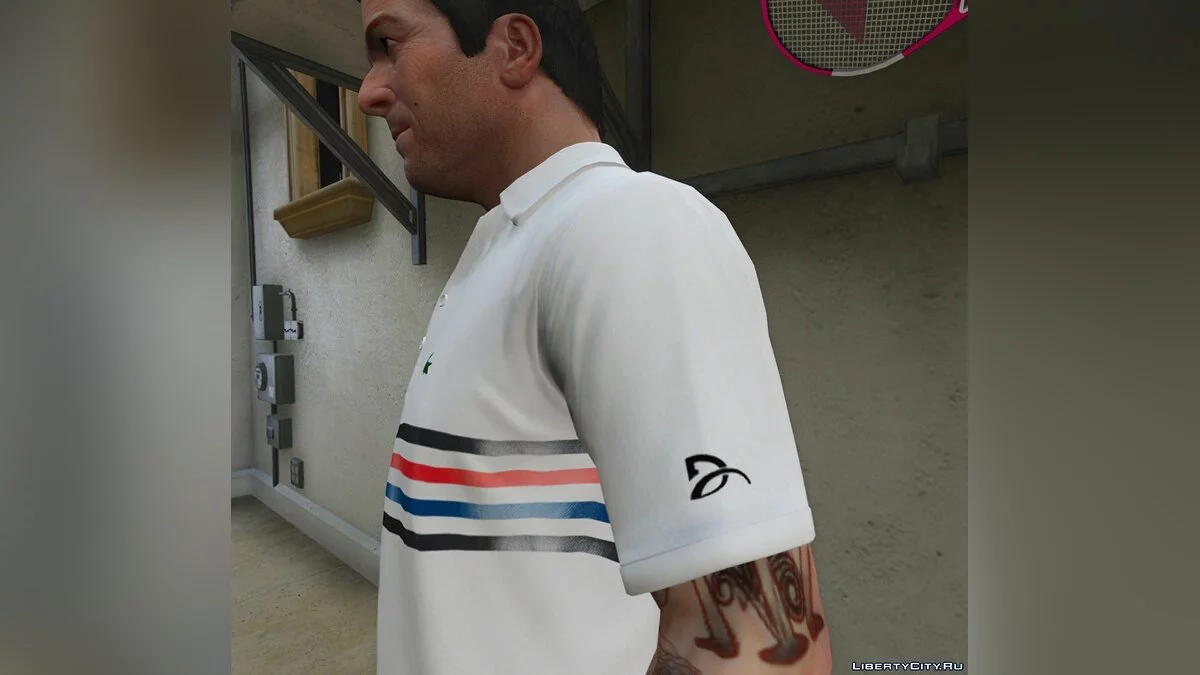 POLO LACOSTE SPORT MENS TENNIS IN TECHNICAL PACKAGE WITH COLORED BANDS 1.0 / GTA 5