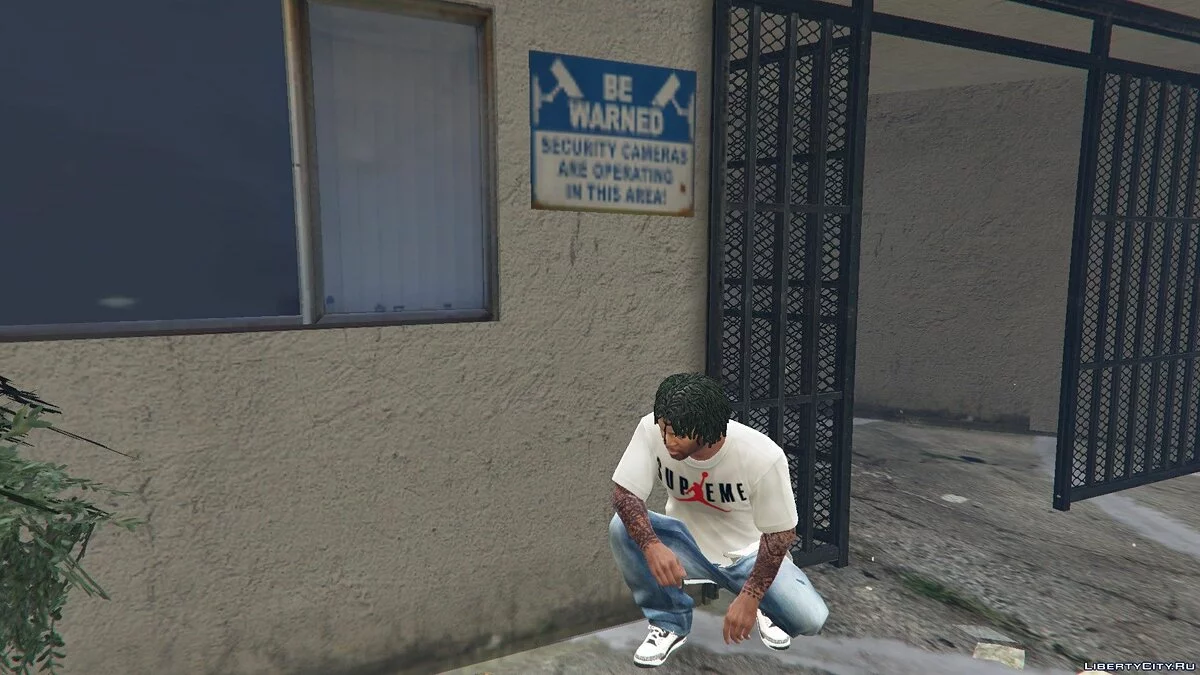 Supreme Jordan T-Shirt for Franklin 1.0 / GTA 5