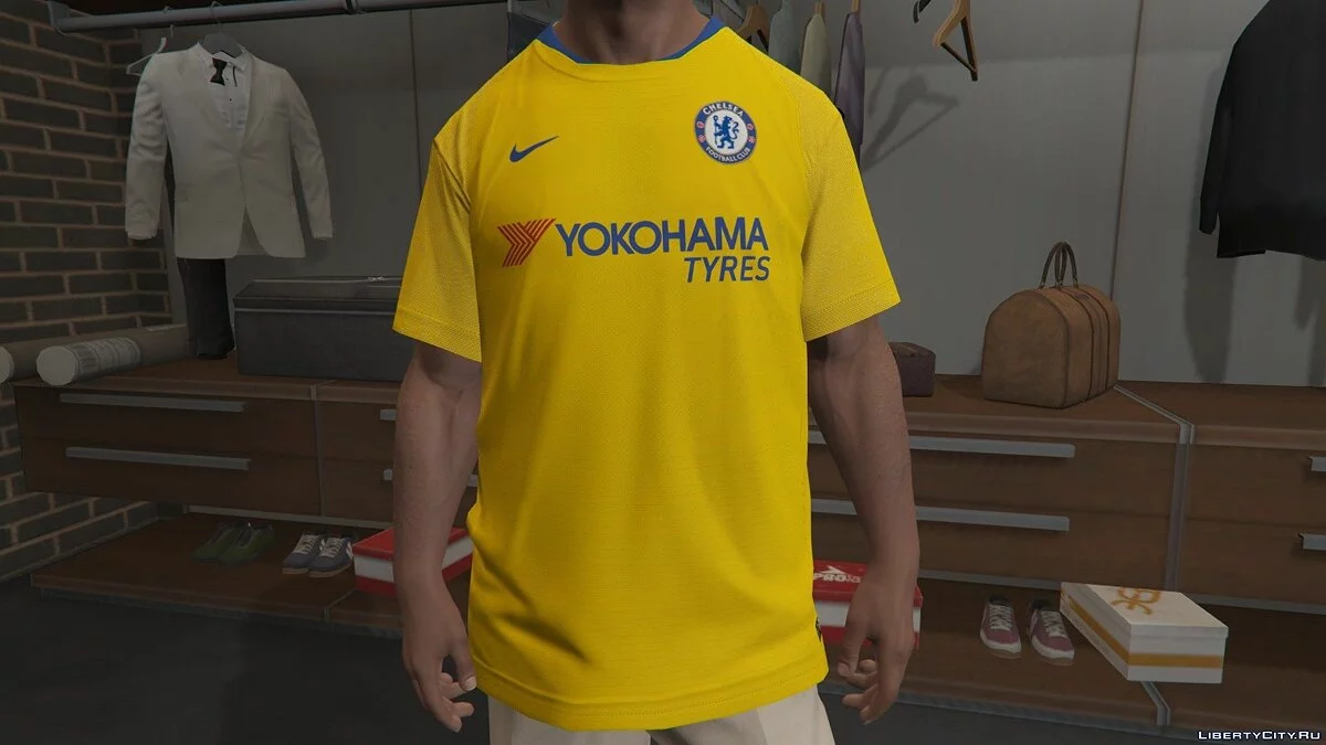Chelsea F.C. 18-19 - Футболка фаната клуба Челси / GTA 5