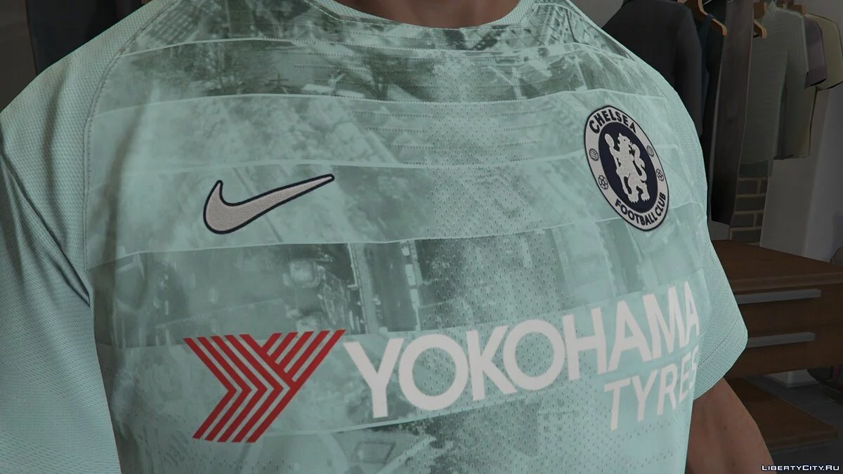 Chelsea F.C. 18-19 - Футболка фаната клуба Челси / GTA 5