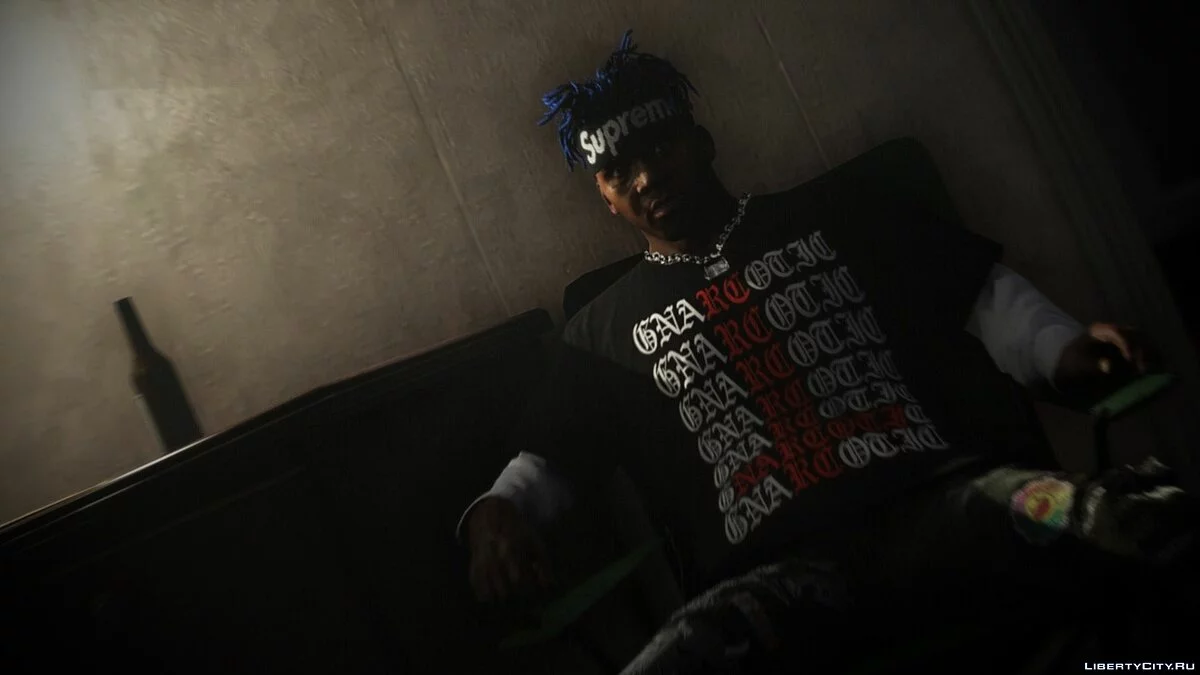 GNARCOTIC SALVATION T-SHIRT 1.0 - Стильная кофта для Франклина / GTA 5